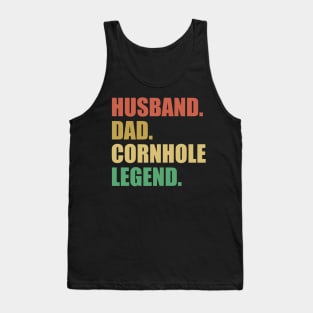 Husband dad cornhole legend Tank Top